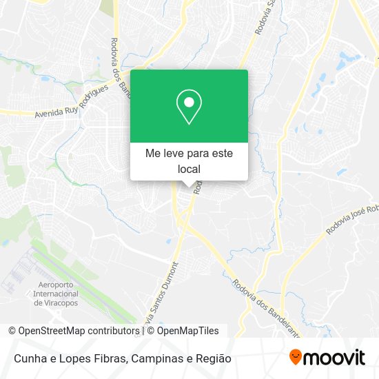 Cunha e Lopes Fibras mapa