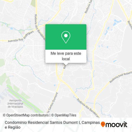 Condomínio Residencial Santos Dumont I mapa