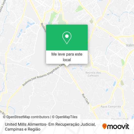 United Mills Alimentos- Em Recuperação Judicial mapa
