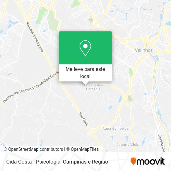Cida Costa - Psicológia mapa