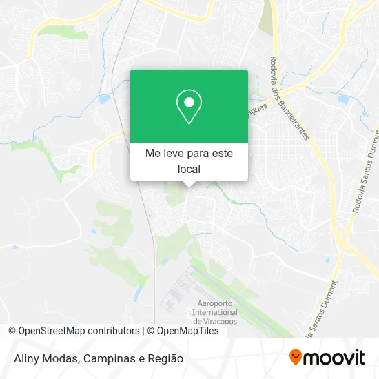 Aliny Modas mapa