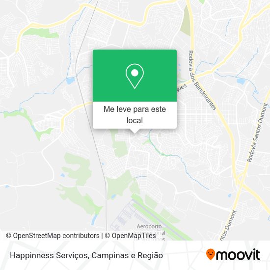 Happinness Serviços mapa