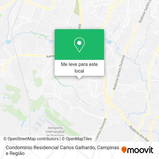 Condomínio Residencial Carlos Galhardo mapa