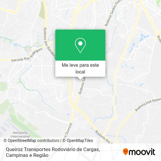 Queiroz Transportes Rodoviário de Cargas mapa