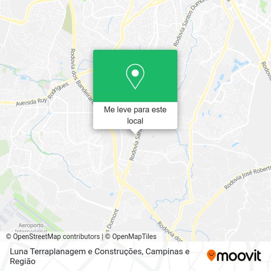 Luna Terraplanagem e Construções mapa