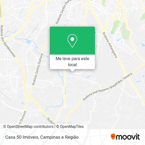 Casa 50 Imóveis mapa
