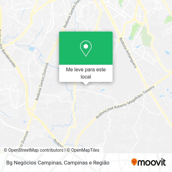 Bg Negócios Campinas mapa