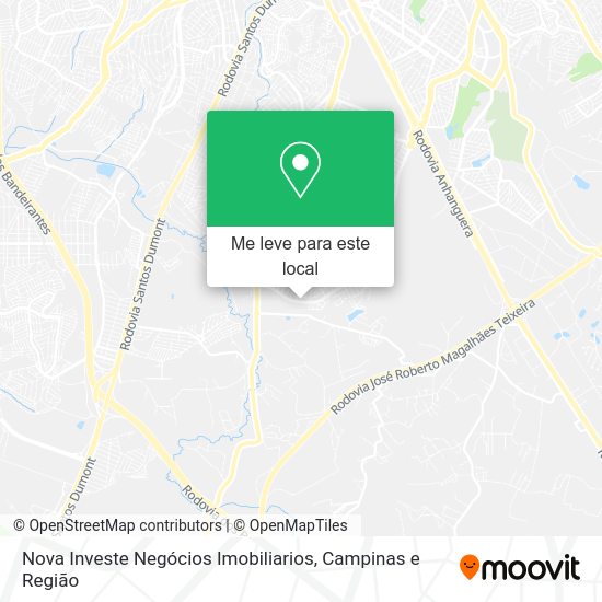 Nova Investe Negócios Imobiliarios mapa