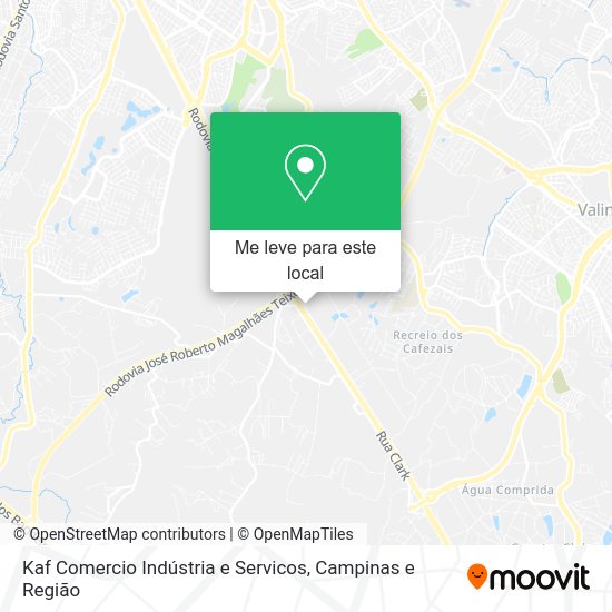 Kaf Comercio Indústria e Servicos mapa