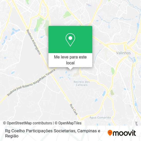 Rg Coelho Participações Societarias mapa