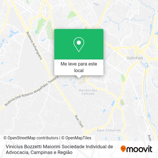 Vinícius Bozzetti Maiorini Sociedade Individual de Advocacia mapa