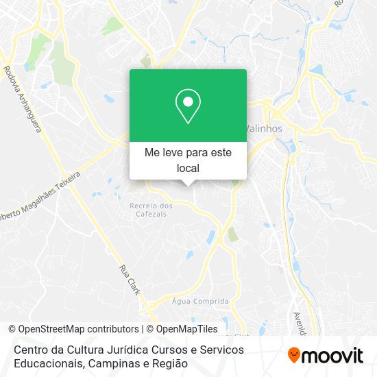 Centro da Cultura Jurídica Cursos e Servicos Educacionais mapa