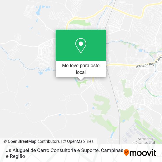 Js Aluguel de Carro Consultoria e Suporte mapa