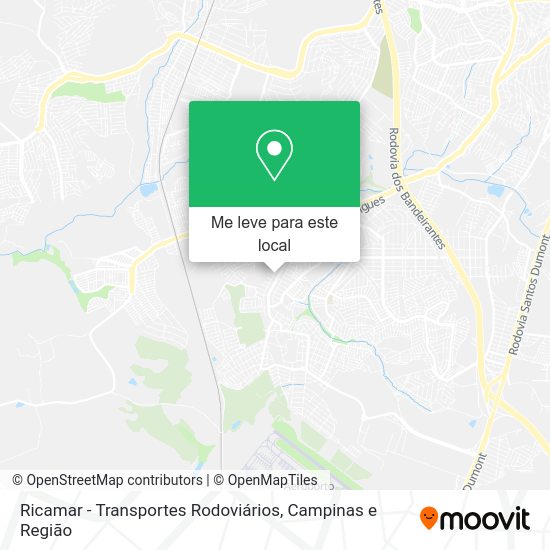 Ricamar - Transportes Rodoviários mapa