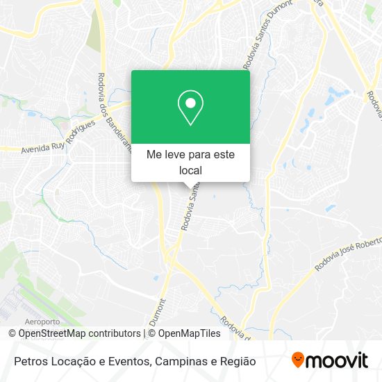 Petros Locação e Eventos mapa