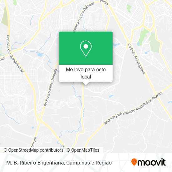 M. B. Ribeiro Engenharia mapa