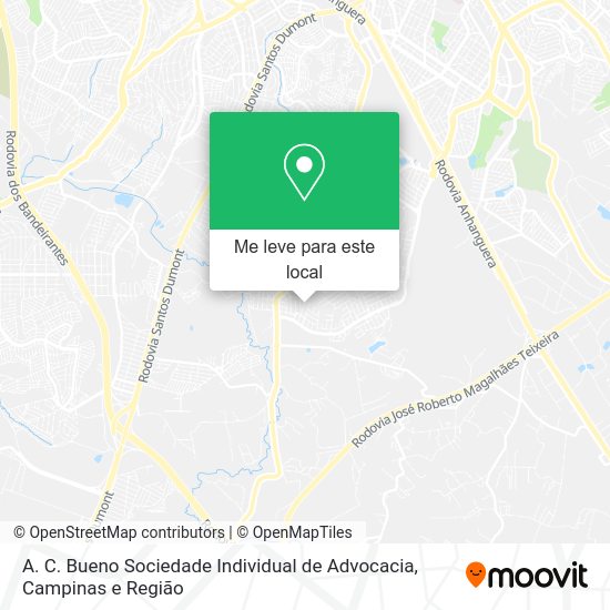 A. C. Bueno Sociedade Individual de Advocacia mapa