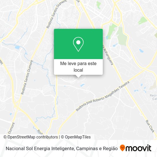 Nacional Sol Energia Inteligente mapa