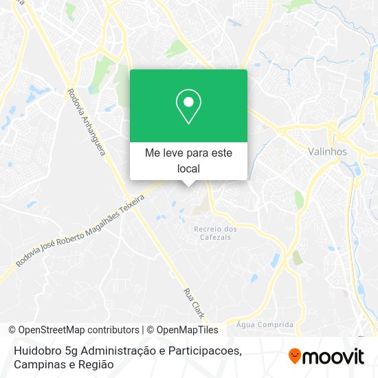 Huidobro 5g Administração e Participacoes mapa