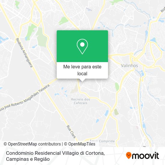Condomínio Residencial Villagio di Cortona mapa
