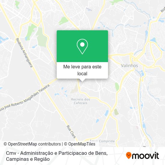 Cmv - Administração e Participacao de Bens mapa