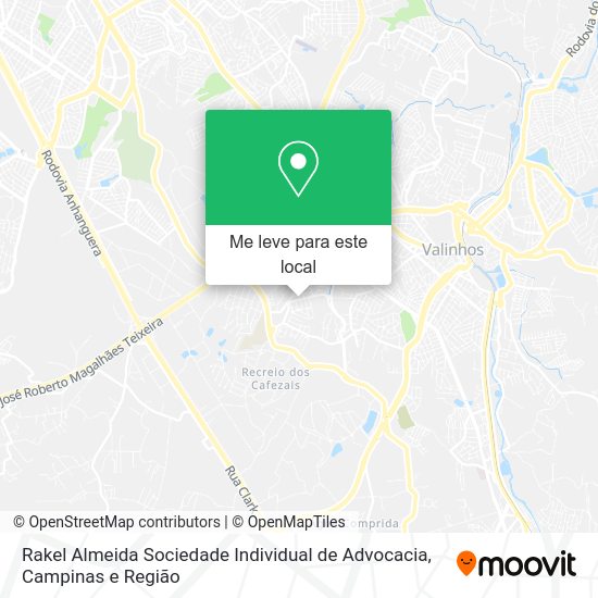 Rakel Almeida Sociedade Individual de Advocacia mapa