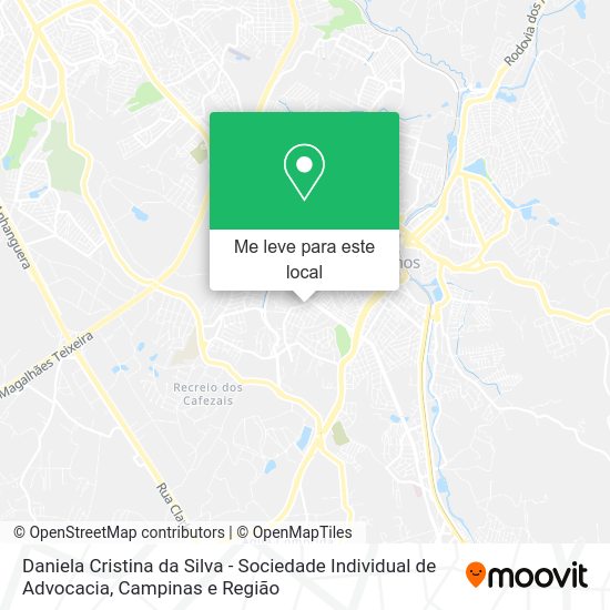 Daniela Cristina da Silva - Sociedade Individual de Advocacia mapa