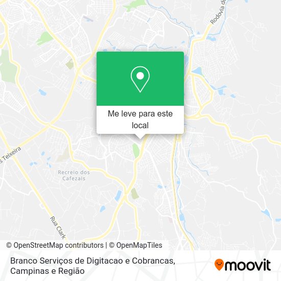 Branco Serviços de Digitacao e Cobrancas mapa