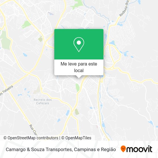 Camargo & Souza Transportes mapa