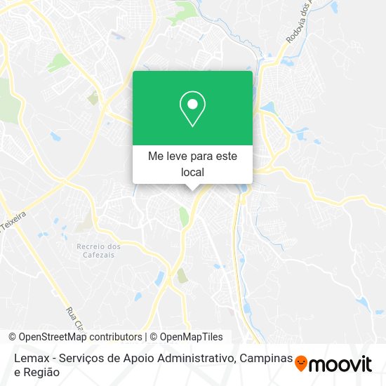 Lemax - Serviços de Apoio Administrativo mapa