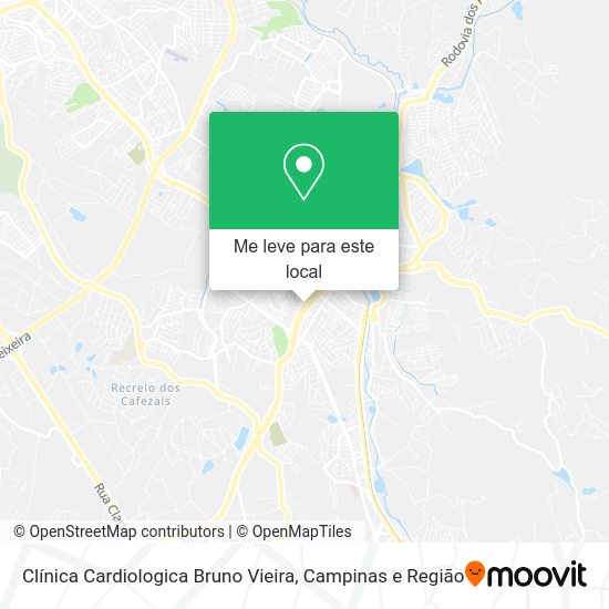 Clínica Cardiologica Bruno Vieira mapa