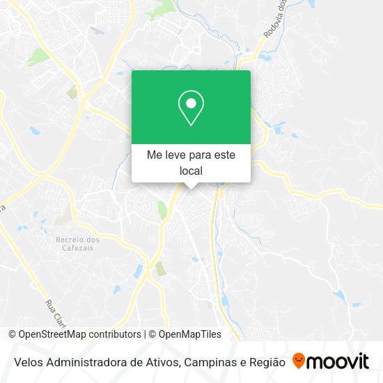 Velos Administradora de Ativos mapa