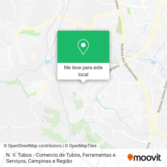N. V. Tubos - Comercio de Tubos, Ferramentas e Serviços mapa