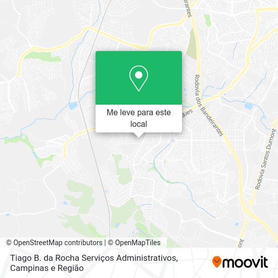 Tiago B. da Rocha Serviços Administrativos mapa