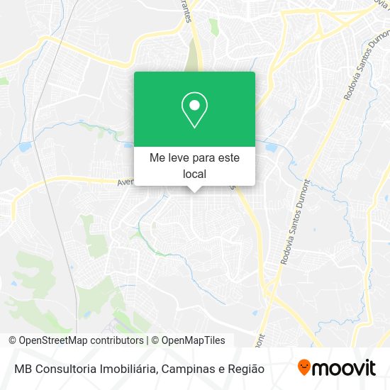 MB Consultoria Imobiliária mapa