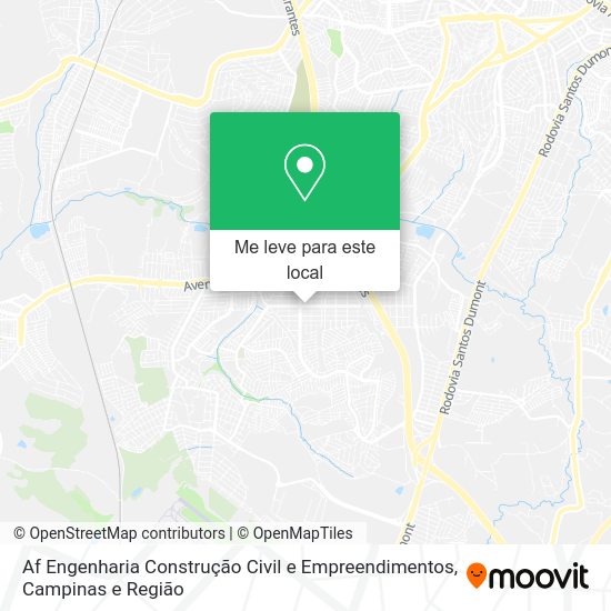 Af Engenharia Construção Civil e Empreendimentos mapa