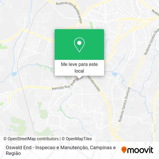 Oswald End - Inspecao e Manutenção mapa