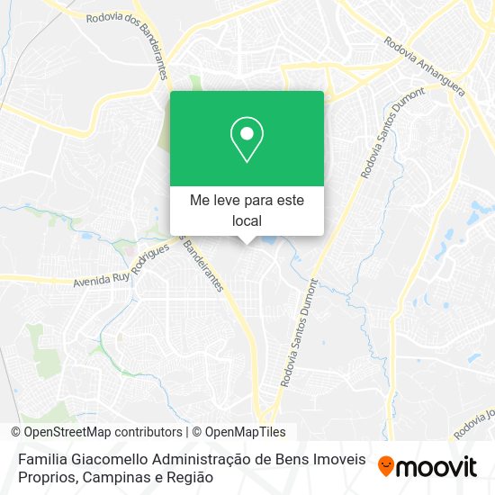 Familia Giacomello Administração de Bens Imoveis Proprios mapa