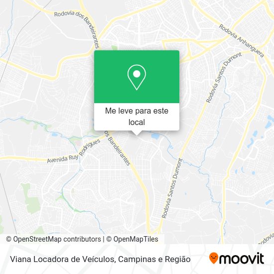 Viana Locadora de Veículos mapa