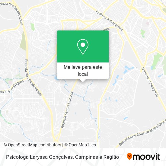 Psicologa Laryssa Gonçalves mapa