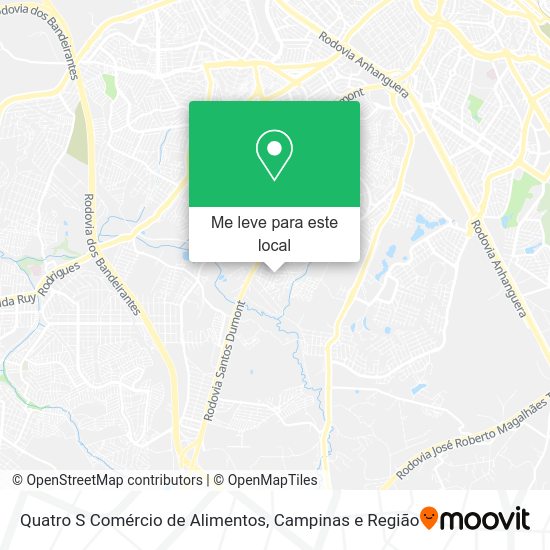 Quatro S Comércio de Alimentos mapa
