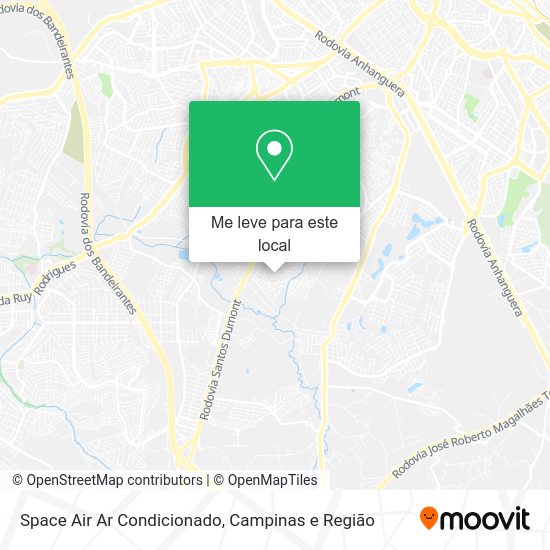 Space Air Ar Condicionado mapa