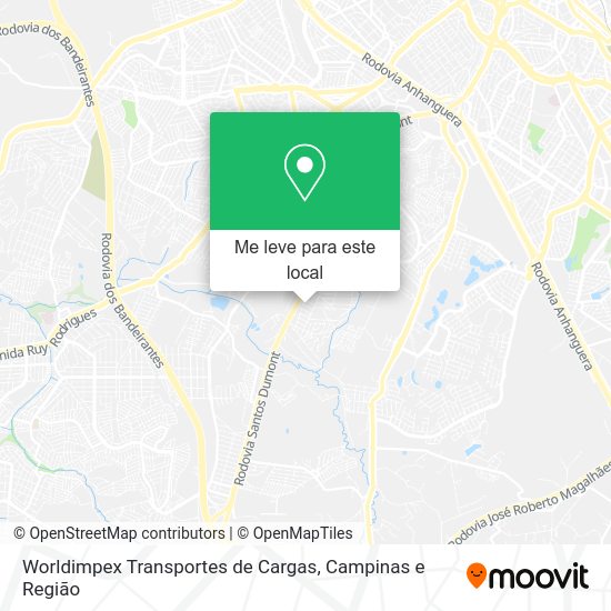 Worldimpex Transportes de Cargas mapa