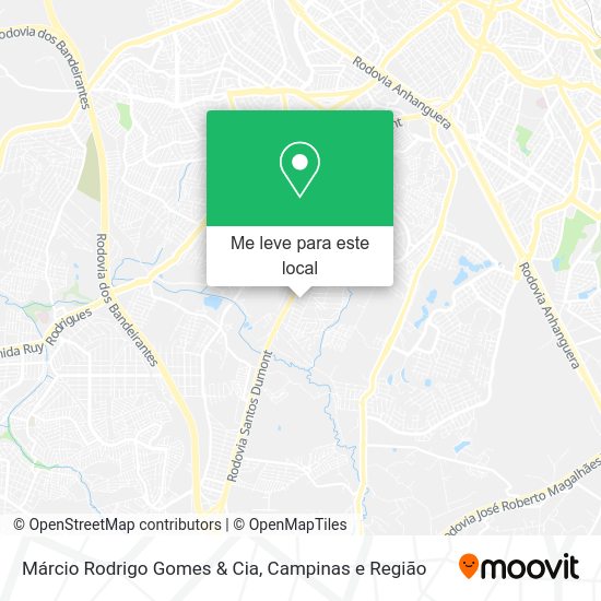 Márcio Rodrigo Gomes & Cia mapa