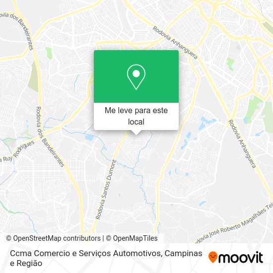 Ccma Comercio e Serviços Automotivos mapa