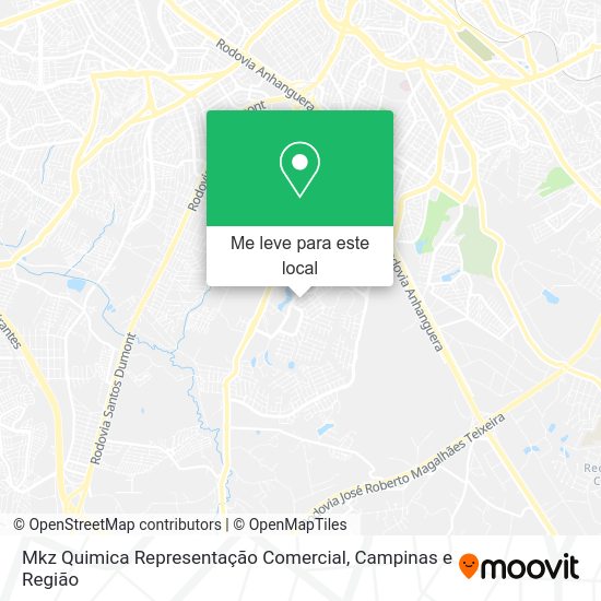 Mkz Quimica Representação Comercial mapa