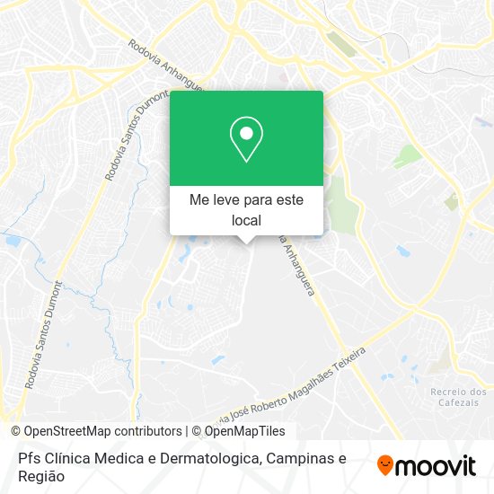 Pfs Clínica Medica e Dermatologica mapa