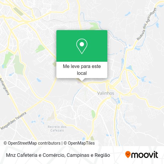 Mnz Cafeteria e Comércio mapa