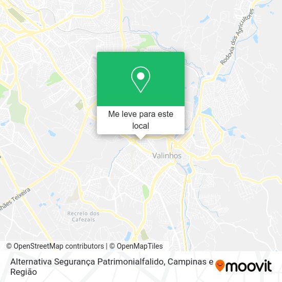 Alternativa Segurança Patrimonialfalido mapa