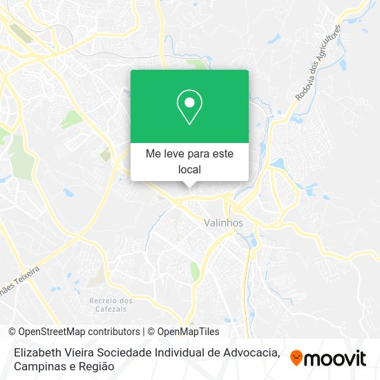 Elizabeth Vieira Sociedade Individual de Advocacia mapa